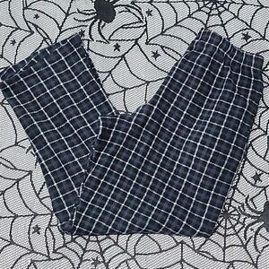 Black, White, & Gray Plaid PJ Pants Boys Size Medium